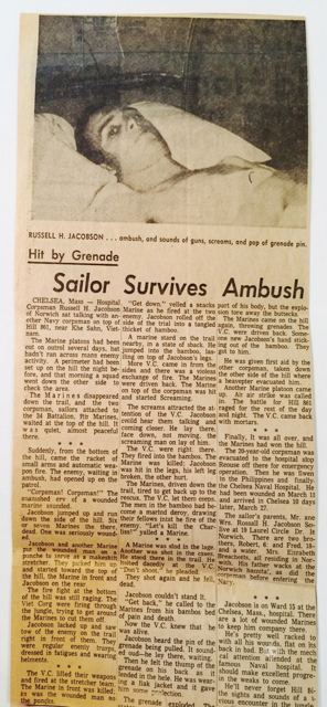 "Sailor Survives Ambush," spring 1967
