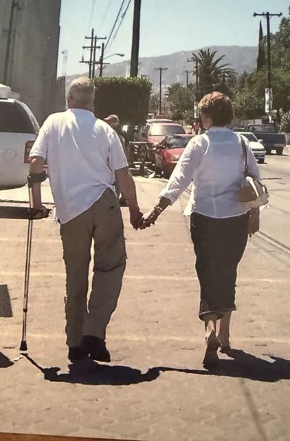 Russell and Peggy later in life