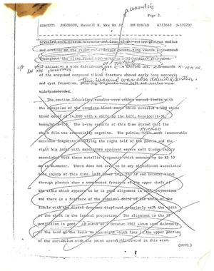 Medical Board report, page 2