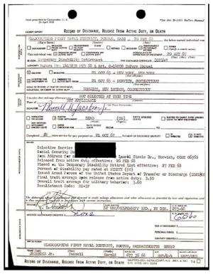 Record of Discharge
